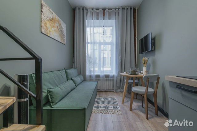 

Квартира-студия, 18 м², 2 кровати
