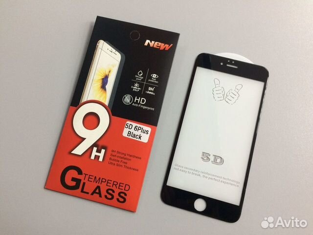 Защитное стекло (5 D) iPhone 6plus