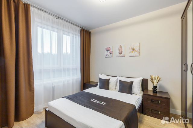 

1-к. квартира, 39 м², 2 кровати