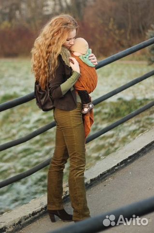 Слинг шарф Ellevill Paisley Earth, 4.7м