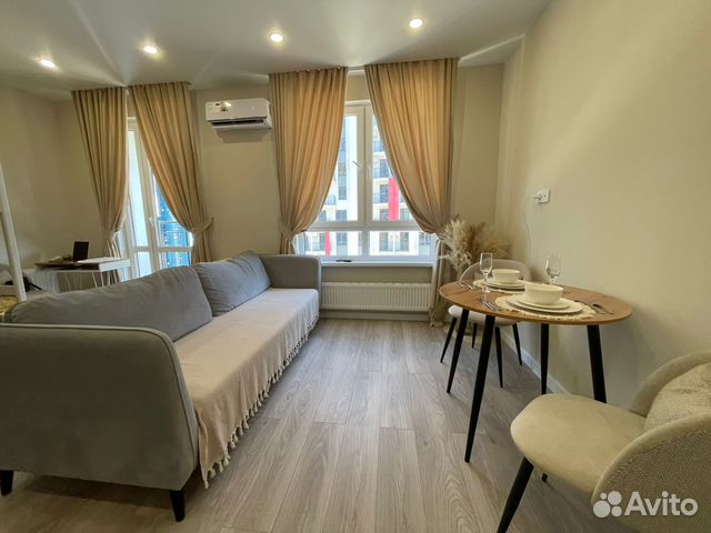 

Квартира-студия, 32 м², 2 кровати