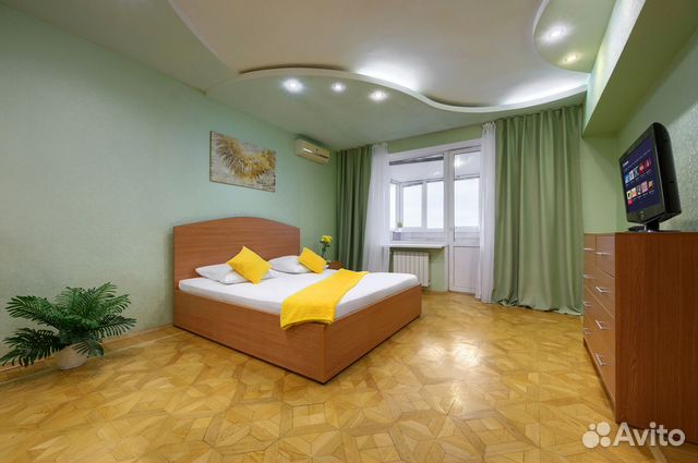 

1-к. квартира, 60 м², 2 кровати