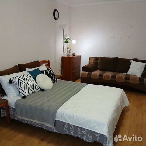

Квартира-студия, 35 м², 2 кровати