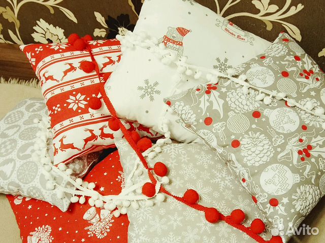 Новогодние Подушки Фото
