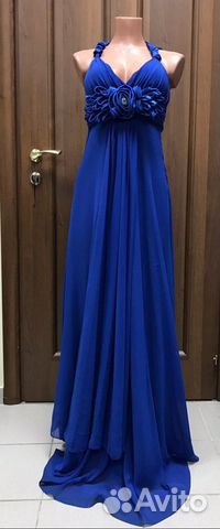 Продам платье синее вечернее Продам платье синее вечернее