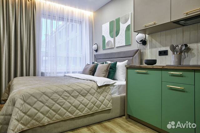 

Квартира-студия, 20 м², 1 кровать