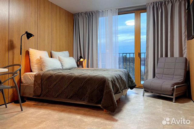 

Квартира-студия в апарт-отеле, 25 м², 2 кровати