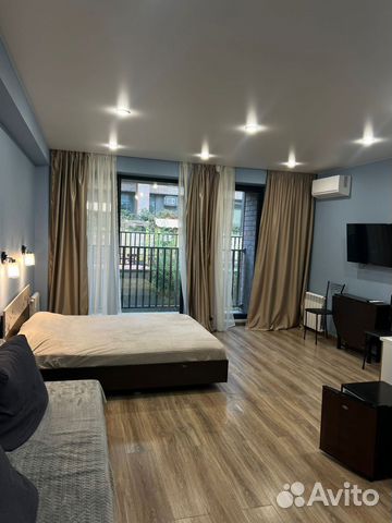 

Квартира-студия, 34 м², 2 кровати