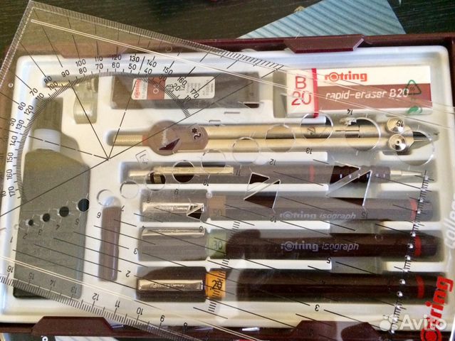 Набор изографов rotring (0.2/0.3/0.5мм) рапитограф Набор изографов rotring (0.2/0.3/0.5мм) рапитограф