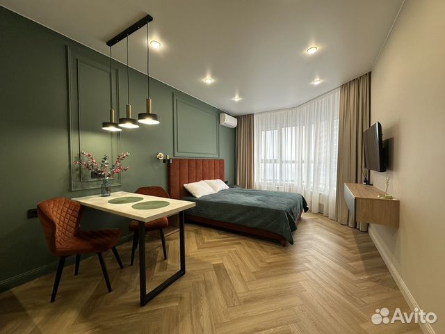 

Квартира-студия, 30 м², 1 кровать