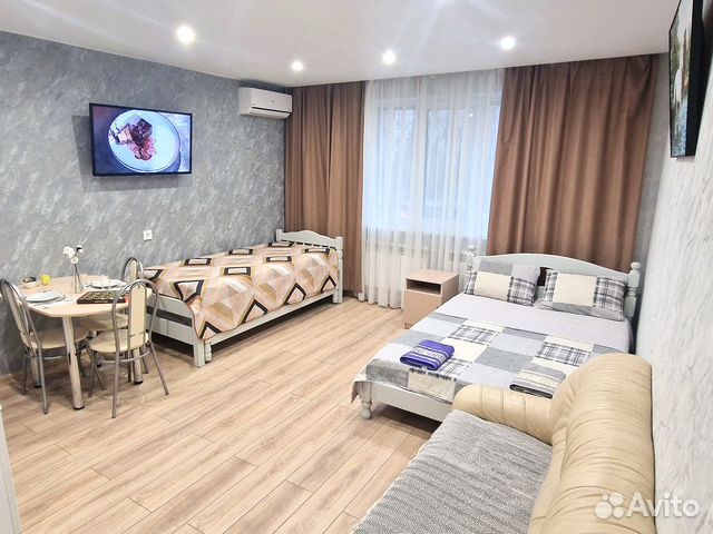 

Квартира-студия, 28 м², 3 кровати