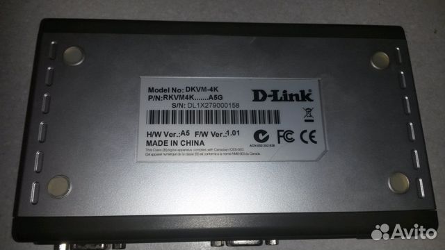 Переключатель KVM D-link dkvm-4K