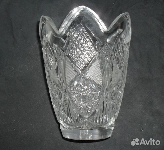 Ваза Лилия, хрусталь, 60-70-е годы, СССР