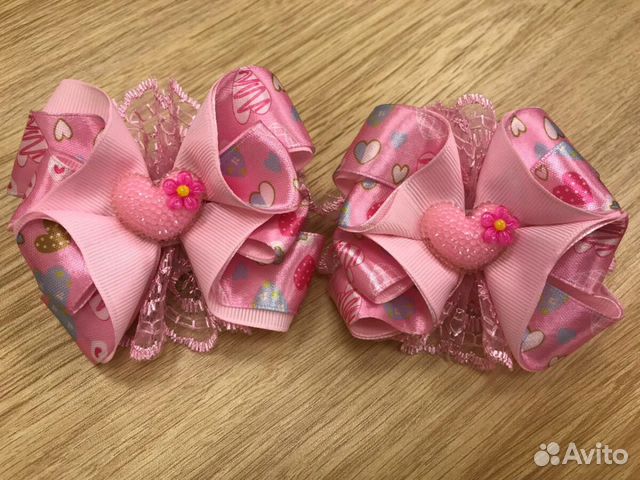 Резиночки, бантики для волос