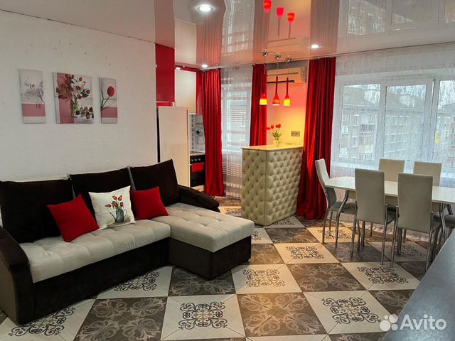 

1-к. квартира, 56 м², 2 кровати