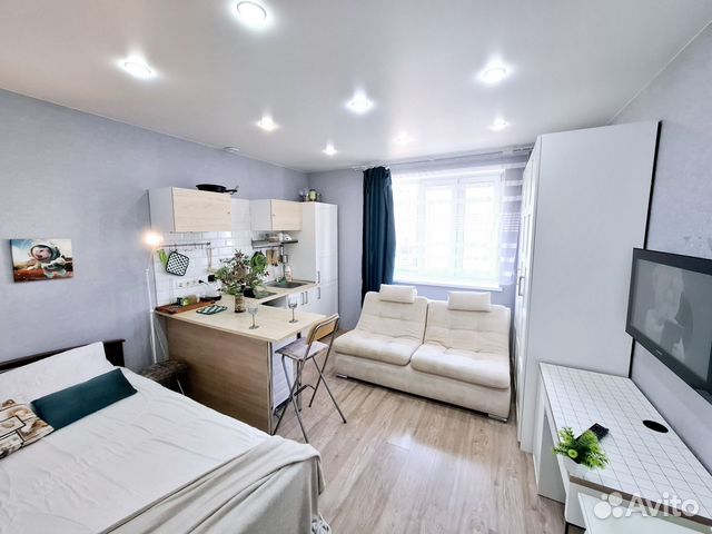 

Квартира-студия, 25 м², 2 кровати