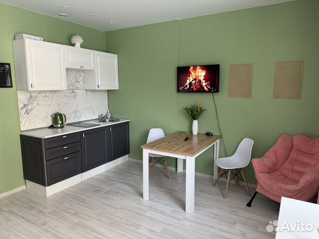 

Квартира-студия, 28 м², 1 кровать