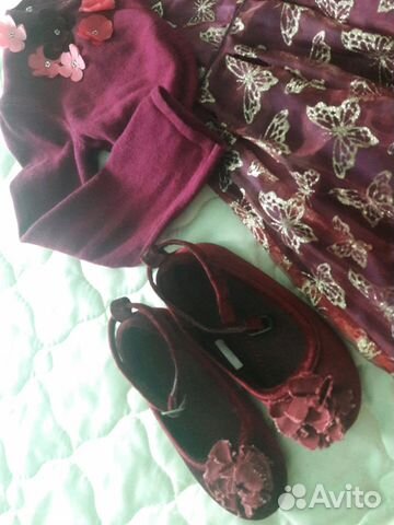 Платье нарядное monsoon+ болеро+ туфельки