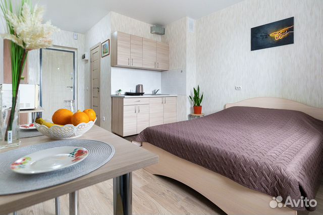 

Квартира-студия, 26 м², 2 кровати