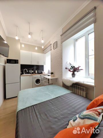 

Квартира-студия, 15 м², 1 кровать