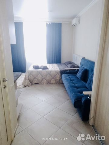 

Квартира-студия, 25 м², 2 кровати