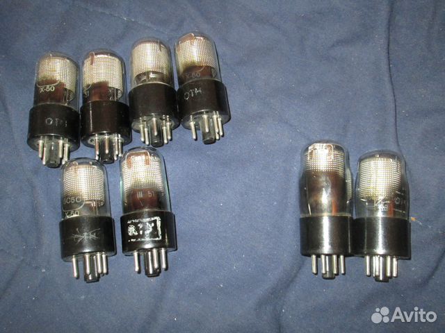 Триоды 6С5С 1948, 1950, 51 г. (радиолампы) Триоды 6С5С 1948, 1950, 51 г. (радиолампы)