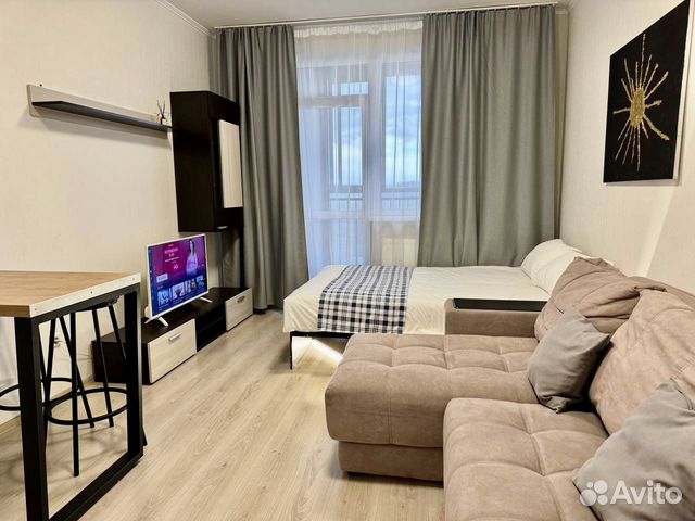 

Квартира-студия, 32 м², 2 кровати