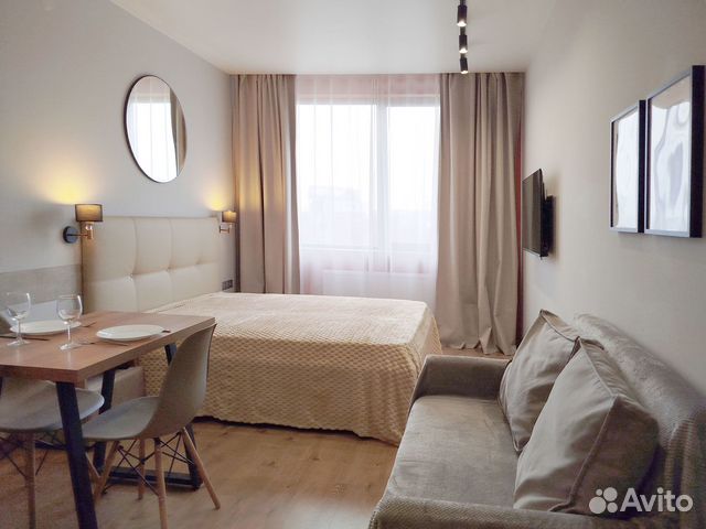

Квартира-студия, 26 м², 2 кровати