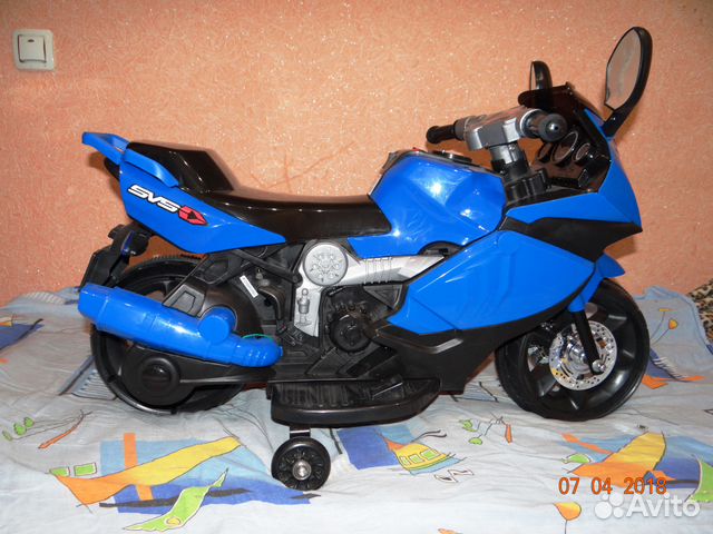 Электромотоцикл бмв детский k1300s