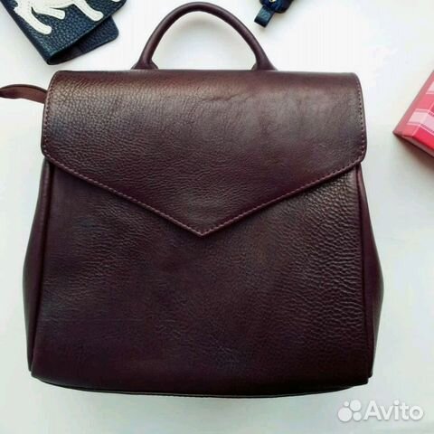 Рюкзак-Сумка 2в 1 натуральная кожа