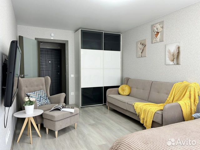 

1-к. квартира, 38 м², 2 кровати