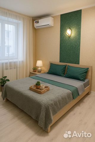 

1-к. квартира, 43 м², 2 кровати