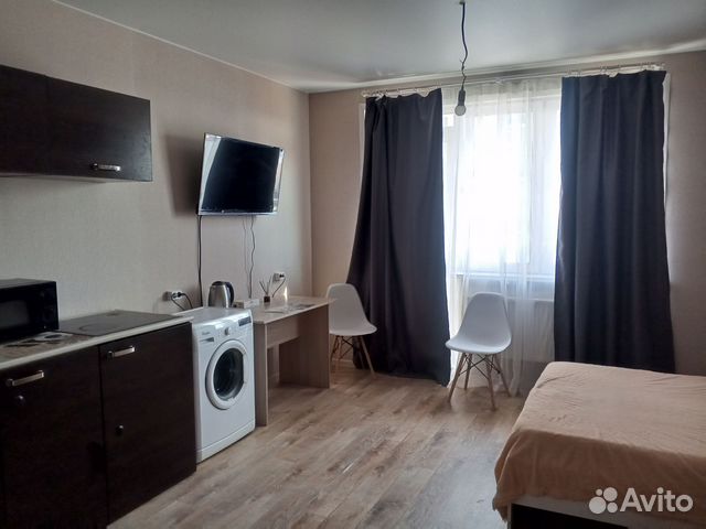 

Квартира-студия, 33 м², 2 кровати