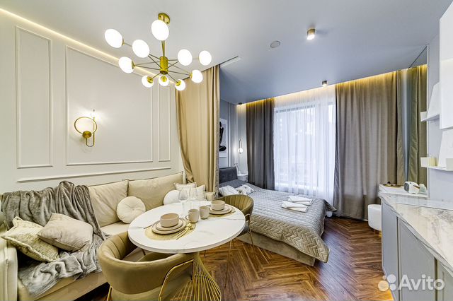 

Квартира-студия, 20 м², 2 кровати