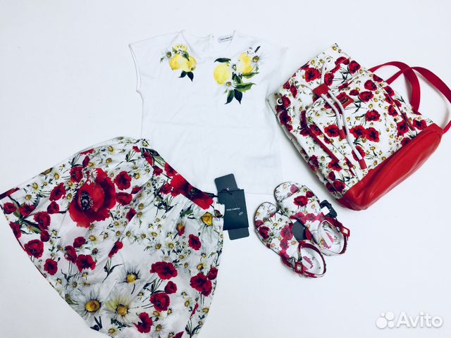 Dolce Gabbana Новая летняя юбочка 4-6лет Dolce Gabbana Новая летняя юбочка 4-6лет