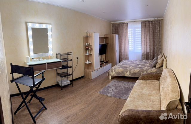

1-к. квартира, 43 м², 2 кровати