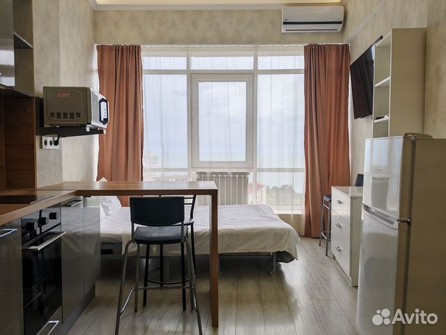 

Квартира-студия, 35 м², 2 кровати
