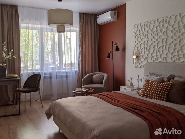 

1-к. квартира, 41 м², 2 кровати