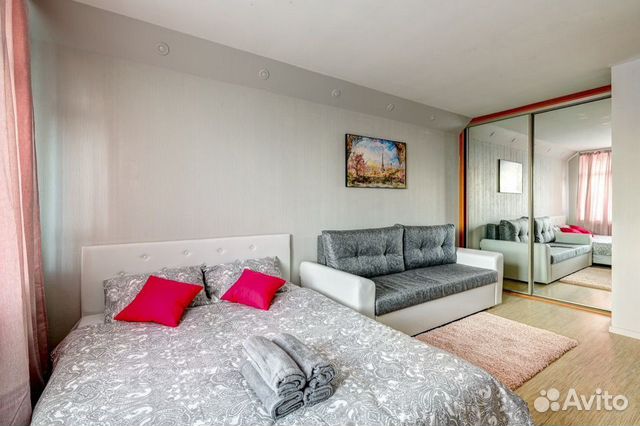 

1-к. квартира, 40 м², 2 кровати