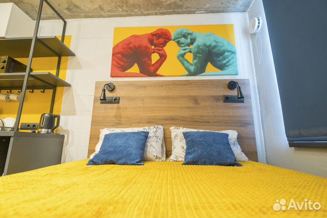 

Квартира-студия, 15,5 м², 1 кровать