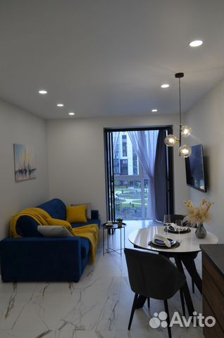 

1-к. квартира, 45 м², 2 кровати