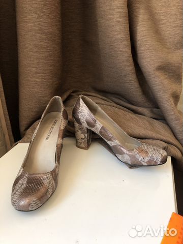 Туфли из натуральной кожи питона Туфли из натуральной кожи питона