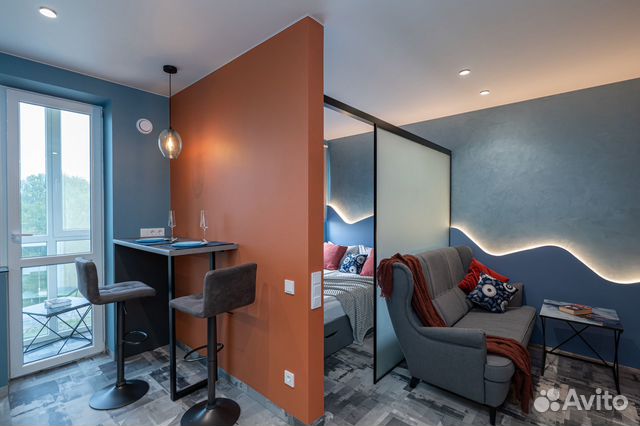 

1-к. квартира, 28 м², 2 кровати