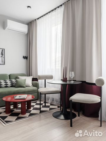 

Квартира-студия, 25 м², 2 кровати