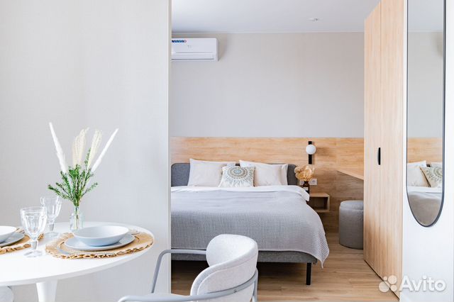 

Квартира-студия, 28 м², 1 кровать