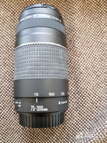 Объектив Canon zoom lens EF 75-300 mm