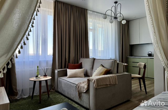 

Квартира-студия, 32 м², 2 кровати