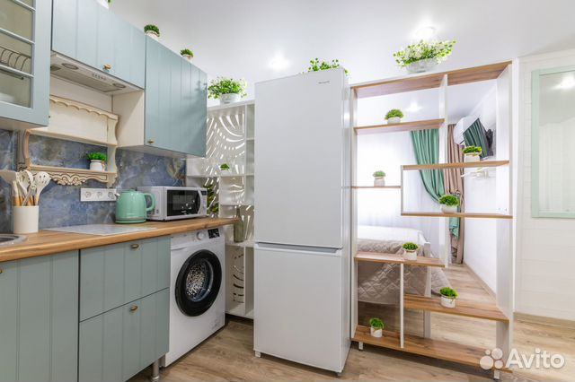 

Квартира-студия, 28 м², 3 кровати