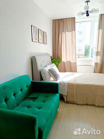 

Квартира-студия, 30 м², 2 кровати