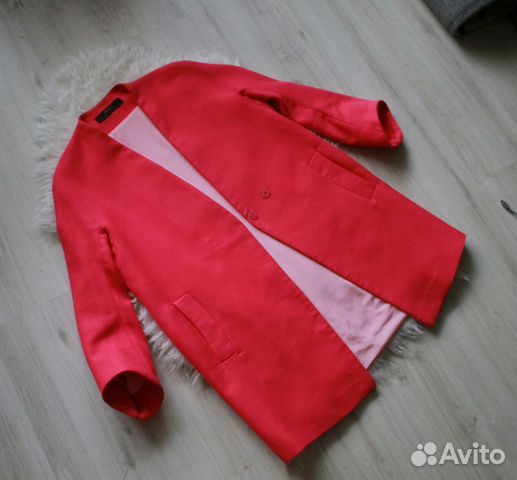 Летнее пальто Zara цвет фуксия,Morocco,S,M Летнее пальто Zara цвет фуксия,Morocco,S,M
